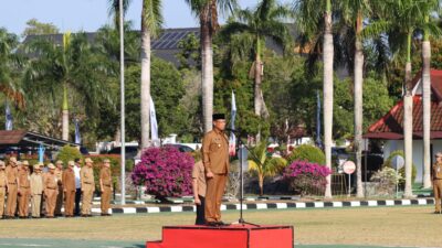 Pj Gubernur Sugito Pimpin Apel Bersama ASN Pemprov Babel