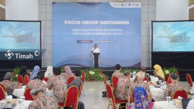 Optimalkan Potensi Geowisata di Babel, PT Timah Dukung Tim P2MI Teknologi Geologi ITB Lakukan Penelitian Tentang Geowisata