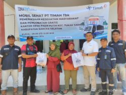 Mobil Sehat PT Timah Hadir di Desa Pasir Putih Bangka Selatan, Berikan Pelayanan Kesehatan Gratis