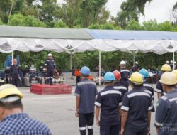 Keseruan Peringatan Bulan K3 Nasional 2025 di PT Timah Area Bangka Utara Gelar Apel Hingga Bagi Sembako untuk Masyarakat 