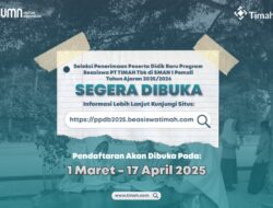 PT Timah Kembali Buka Program Kelas Beasiswa SMAN 1 Pemali, Ini Jadwal Pendaftaranya   