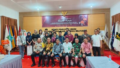 KPU Babel Gelar Evaluasi Penyelenggaraan Pemilihan Serentak 2024 dan Persiapan Pemilihan Ulang Tahun 2025