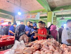 Satgas Pangan Polda Babel Turut Serta Cek Harga dan Stok Bahan Pokok di Pasar Tradisional Pangkalpinang