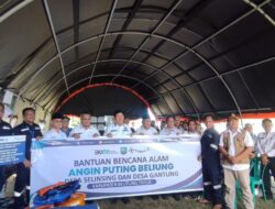 PT Timah Salurkan Bantuan untuk Korban Puting Beliung di Belitung Timur