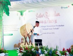 Rangkaian Safari Ramadan, PT Timah Silaturahmi dan Berikan Santunan bagi Masyarakat di Mentok