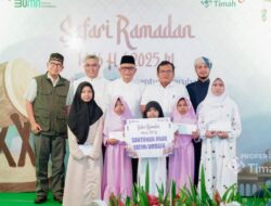 Berbagi Kebahagiaan Ramadan, PT Timah Santuni Ratusan Anak Yatim dan Piatu di Bangka Barat