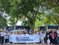 Momen Idul Fitri 1446 H, Program Mudik Gratis PT Timah Hantarkan Ratusan Pemudik Bertemu Keluarga di Kampung Halaman