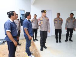 Kapolda Babel Lakukan Peletakan Batu Pertama Pembangunan Perumahan Subsidi Anggota Polri