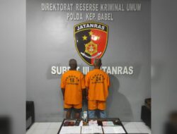 Polda Babel Amankan 2 Pria Terkait Judi Togel di Kabupaten Bangka