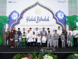 Halal Bihalal Penuh Makna, PT Timah Berbagi Keberkahan dengan Santuni Anak Yatim
