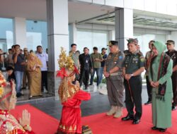 Gubernur Hidayat Arsani Sambut Kedatangan Pangdam II/Sriwijaya