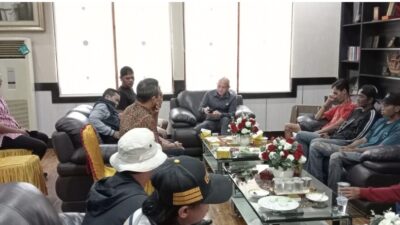 Sampaikan Aspirasi, Belasan Juru Parkir Datangi DPRD Babel