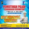Dir Lantas Polda Babel Ajak Masyarakat Manfaatkan Program Pemutihan Pajak Kendaraan Bermotor