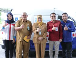 Bank Sumsel Babel Serahkan Bantuan Mobil Samling kepada Pemprov Babel