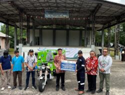 Bantu Pengelolaan Sampah Masyarakat, PT Timah Serahkan Bantuan untuk Komunitas Bank Sampah Nyiur Karya Lestari