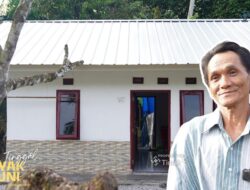 PT Timah Bangun Rumah Layak Huni untuk Suparjan Warga Dusun Sumbawa Pemali