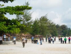 Rangkaian Hari Lingkungan Hidup Sedunia, PT Timah Bersama Pokdarwis Rambak Kumpulkan Sampah Plastik di Kawasan Wisata 