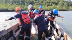 Jaga Ekosistem Pesisir, PT Timah Kembali Restocking Ratusan Kepiting Bakau di Perairan Kundur