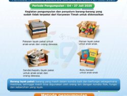 Rayakan HUT ke-49 Perusahaan, Karyawan PT Timah Terlibat dalam Aksi Decluttering Berbagi untuk Sesama 
