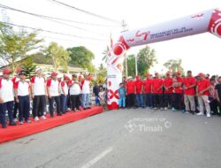 Semarakan HUT Ke-49 PT Timah, Ribuan Masyarakat Karimun Ikuti Pekan Sehat ‘Untuk Merah Putih’