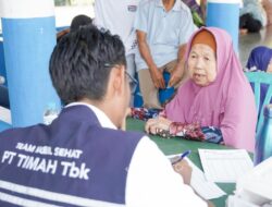 HUT ke-49 PT Timah, Warga Antusias Serbu Layanan Kesehatan Gratis di Belinyu