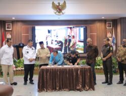Gubernur Hidayat Arsani Saksikan Penandatanganan MoU Pemkab/kota dengan Kejaksaan