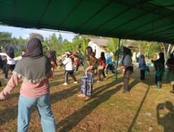 Ajak Warga Tanjung Pakdan Hidup Sehat, PT Timah Gelar Senam Bersama
