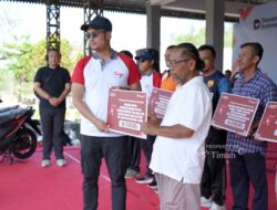 Dukung Sektor Pertanian di Beltim, PT Timah Serahkan Bantuan untuk Kelompok Tani Bina Tani