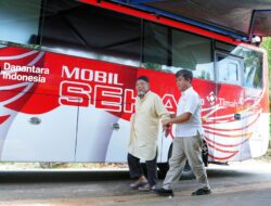 Hadirkan Layanan Kesehatan Gratis di Moment HUT ke-49 PT Timah, Ratusan Warga Desa Kebintik Bangka Tengah Serbu Mobil Sehat