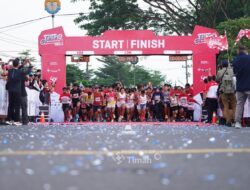 Ribuan Pelari Mulai Berlari di TINS Half Marathon 2025, Kota Pangkalpinang Dipenuhi Semangat Sportif