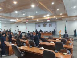 Gelar Rapat Paripurna, DPRD Bangka Sampaikan Tiga Raperda
