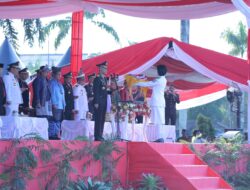 Gubernur Hidayat Arsani Sampaikan Terima Kasih, Upacara Penurunan Bendera Berlangsung Lancar dan Khidmat