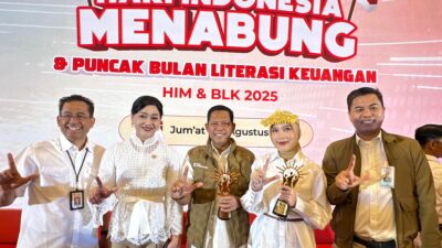 Bank Sumsel Babel Raih Dua Penghargaan Bergengsi dari OJK