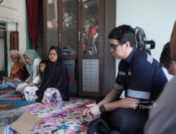 Berikan Dukungan Moril dan Materil, PT Timah Hadir dan Santuni Keluarga Korban Kecelakaan Tambang