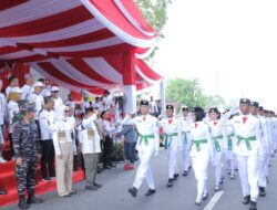 Gubernur Babel Hidayat Arsani Buka Pawai Karnaval Hari Pertama HUT RI-80