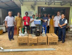 Alami Musibah Kecelakaan Laut, Empat Nelayan di Belitung Timur Terima Bantuan Mesin Ketinting dari PT Timah