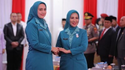 Ketua TP PKK Babel Noni Hidayat Arsani Ajak Ketua TP PKK Kota Pangkalpinang Perkuat Kolaborasi