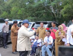 Presiden Prabowo Hampiri Siswa SLB Negeri Pangkalpinang