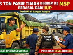 3 Ton Pasir Timah yang Dikirim ke MSP Berasal dari IUP 