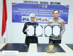 Universitas Bangka Belitung dan Polda Babel Perkuat Sinergi Melalui Penandatanganan Perjanjian Kerja Sama