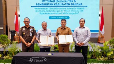 Didampingi Kejati Babel, PT TIMAH dan Pemkab Bangka Sepakati Pemanfaatan Lahan Bersama di Kawasan Jelitik 