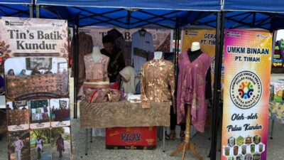 Promosikan Produk UMKM, PT TIMAH Boyong Mitra Binaan ke Bazar UMKM Soft Opening Mal Pelayanan Publik Kabupaten Karimun