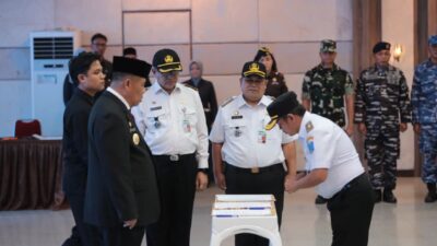 Gubernur Babel Lantik Tiga Pejabat Pimpinan Tinggi Pratama, Tekankan Profesionalisme dan Pelayanan Publik