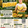 Dorong Durian Lokal Tembus Pasar Nasional, Pemprov Babel Gelar Kontes Durian Tingkat Provinsi
