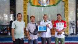 Melalui Program TJSL, PT TIMAH Dukung Pembangunan Masjid di Bangka Tengah