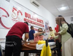 Bulan Bakti HUT ke-50 PT TIMAH Dimulai, Ratusan Warga Sungailiat Terima Layanan Sosial