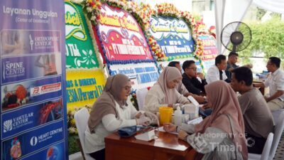 Pemeriksaan Kesehatan Gratis Bulan Bakti HUT ke-50 PT TIMAH Disambut Antusias, 107 Warga Jakarta Ikut Berpartisipasi