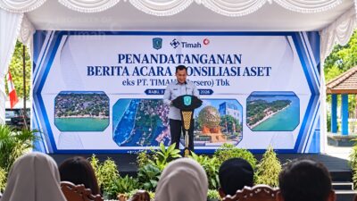 PT TIMAH Serahkan Aset Tanjung Pendam, Pemkab Belitung Siapkan Wajah Baru Kawasan Wisata
