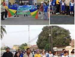 Wali Kota Ditemani Bunda Paud dan Plt Dinas Pendidikan Buka Jalan Sehat SD Theresia I Pangkalpinang
