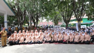 Buka DWP Mengajar, Noni Hidayat Dorong Siswa SMAN 1 Pangkalpinang Tingkatkan Minat Baca